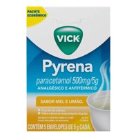 Vick Cha Pyrena Mel E Limao 5 Saches