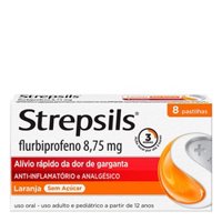 Strepsils Laranja 8 Und (reckitt)