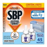 Repelente Sbp Elet Refil Cheiro Suave
