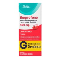 Ibuprofeno 400mg 10 Caps Gel (medley)