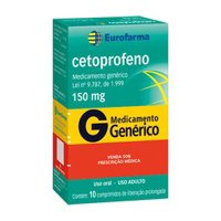 Cetoprofeno 150mg 10cpr (eurofarma)