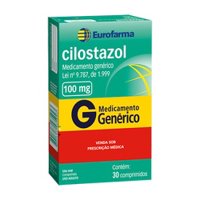 Cilostazol 100mg 30 Cpr (eurofarma)