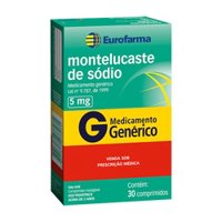 Montelucaste 5mg 30cpr (eurofarma)