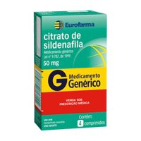 Sildenafila 50mg 4 Cpr (eurofarma)