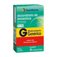 Betaistina 24mg 30cpr (eurofarma)