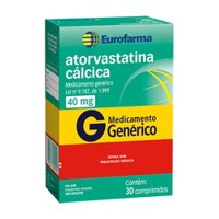 Atorvastatina 40mg 30 Cpr (eurofarma)