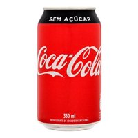 Refr Coca Cola Lata Zero Acucar 350ml