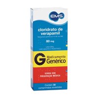 Clor Verapamil 80mg C/30cpr