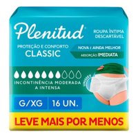 Fralda Plenitude Classic Int G/xg C/16