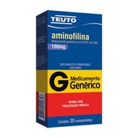 Aminofilina 100mg 20 Cpr (teuto)