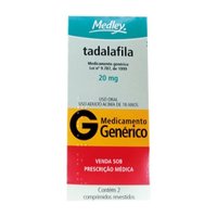 Zz.tadalafila 20mg 2 Cpr (medley)