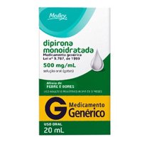Dipirona Sodica 500mg 20ml (medley)