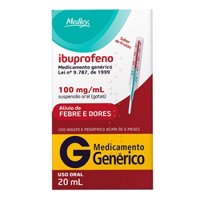 Ibuprofeno 100mg Gts 20ml (medley)