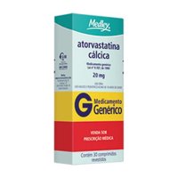 Atorvastatina 20mg 30cpr (medley)
