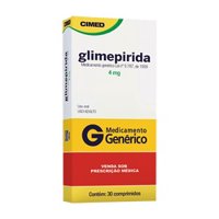 Glimepirida 4mg 30 Cpr (cimed)