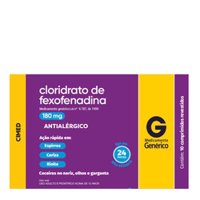 Fexofenadina 180mg 10cpr (cimed)