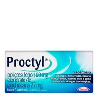 Proctyl 100+27mg 15 Sup Ret (nycomed)