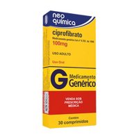 Ciprofibrato 100mg 30 Cpr (neo Quimica)
