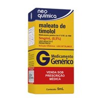 Timolol 0,5% Sol Oft 5ml (neoquimica)