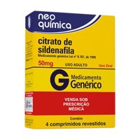 Sildenafila 50mg 4 Cpr (neoquimica)