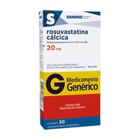Rosuvastatina 20mg 30cpr (sandoz)