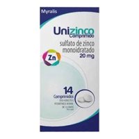 Unizinco 20mg C/14 Comp